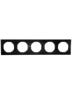 Berker R.3 Ramka pięciokrotna czarna 10152245
