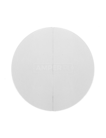 Berker R.1/R.3 Klawisz podwójny do łącznika biały 16232089