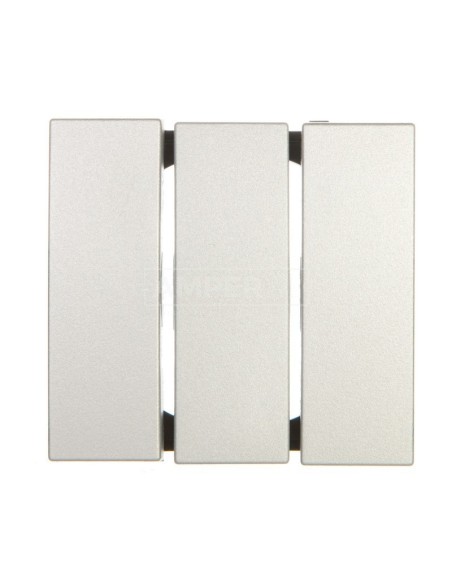 Berker B.7 Glas Klawisz potrójny do łącznika aluminium 16651404