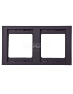 Berker K.1 Ramka podwójna pionowa antracyt mat lakierowana 13237006