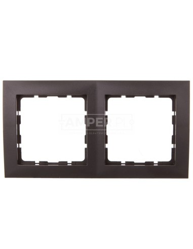 B.Kwadrat Ramka podwójna antracyt mat 5310128996