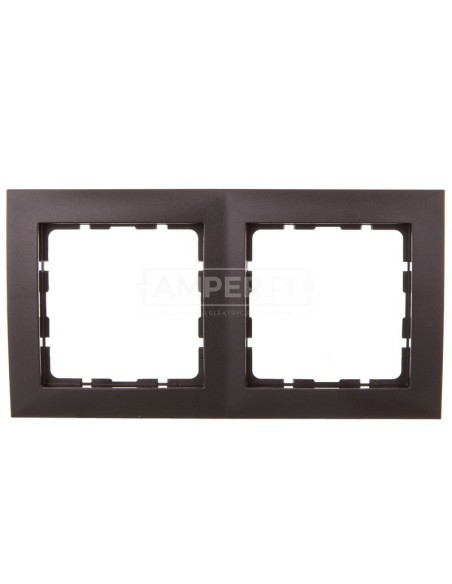 B.Kwadrat Ramka podwójna antracyt mat 5310128996