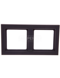 Berker Q.3 Ramka podwójna uniwersalna antracyt/ aksamit 10126096