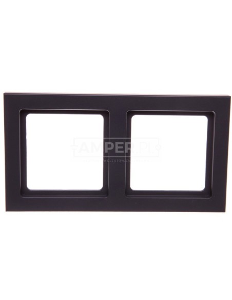 Berker Q.3 Ramka podwójna uniwersalna antracyt/ aksamit 10126096