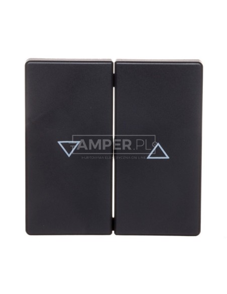 Berker Q.1/Q.3 Klawisze z nadrukiem symbolu /strzałka/ antracyt/ aksamit 16256086