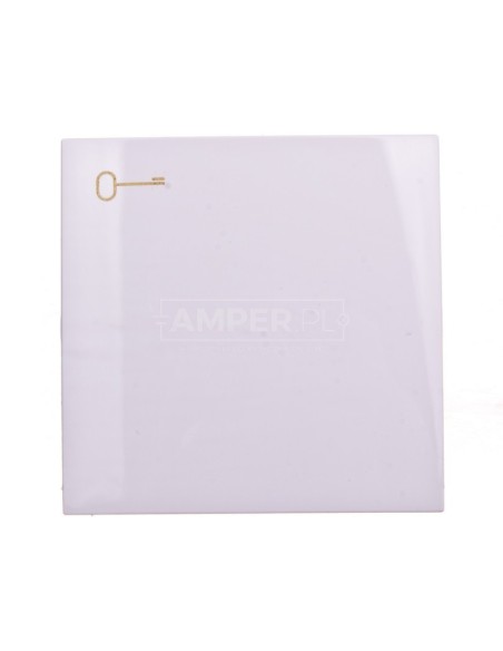 Simon 54 Klawisz pojedynczy z symbolem klucza do łączników/przycisków biały DKWK1/11