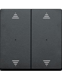 Klawisze do przycisku podwójn. z ozn. góra/dół, antracyt, Sys M MTN625814