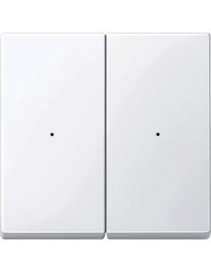 Merten KNX Klawisz podwójny łącznika czysta biel MTN619225