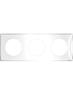 Odace YOU - Ramka potrójna (biała) przezroczysta S52P906W