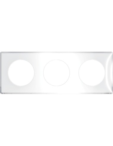 Odace YOU - Ramka potrójna (biała) przezroczysta S52P906W