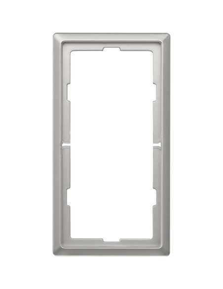 Merten Artec Ramka podwójna bez środkowej poprzeczki stal szlachetna MTN481846