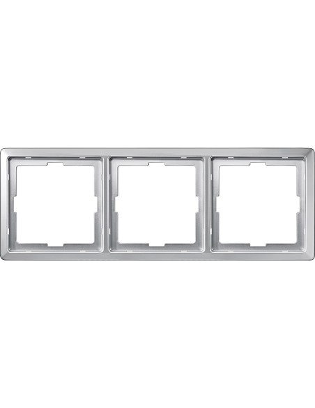 Merten Artec Ramka potrójna aluminium MTN481360