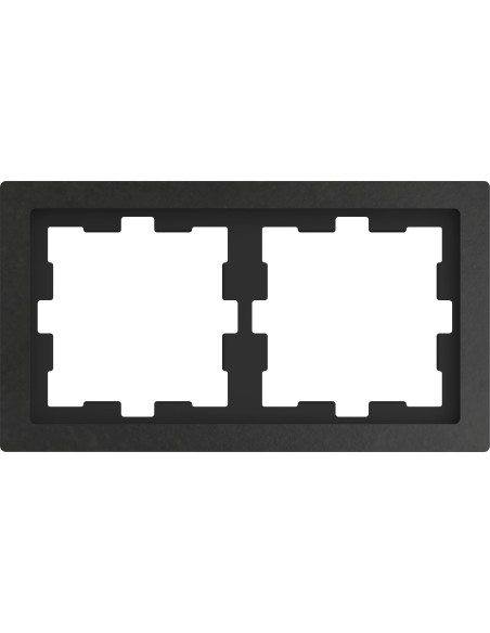 Merten Merten D-Life Ramka podwójna łupek polerowany MTN4020-6547