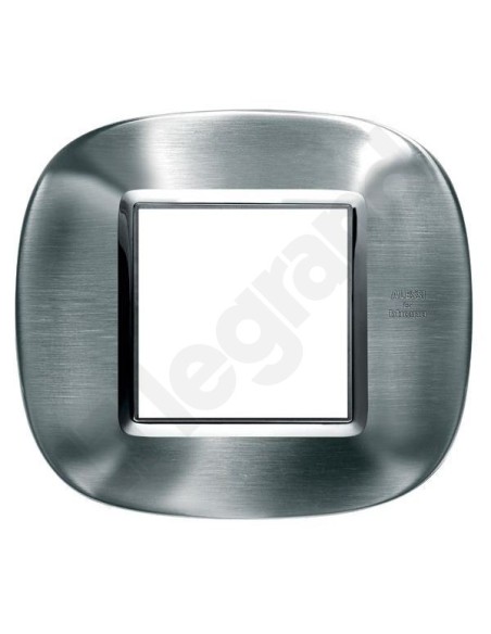 AXOLUTE Ramka owalna 2-modułowa stal matowa HB4802AXS