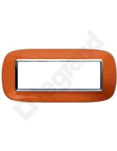 AXOLUTE Ramka owalna 6-modułowa oranż HB4806DR