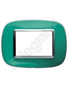 AXOLUTE Ramka owalna 3-modułowa zieleń HB4803DV