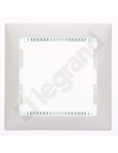 VALENA Ramka pojedyncza pozioma biała crystal 774461