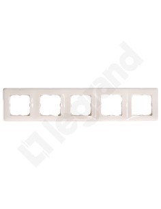 CARIVA Ramka pięciokrotna kremowa 773755