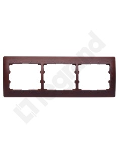 SISTENA LIFE Ramka potrójna pozioma mahogany 771983