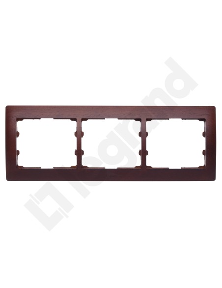 SISTENA LIFE Ramka potrójna pozioma mahogany 771983