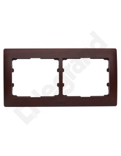 SISTENA LIFE Ramka podwójna pozioma mahogany 771982