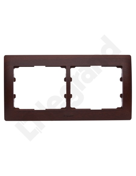 SISTENA LIFE Ramka podwójna pozioma mahogany 771982