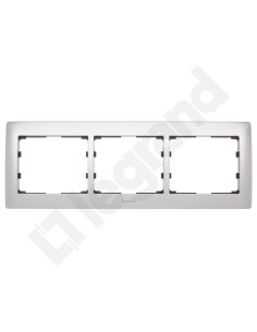 SISTENA LIFE Ramka potrójna pozioma aluminium 771953