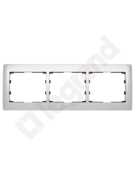 SISTENA LIFE Ramka potrójna pozioma aluminium 771953