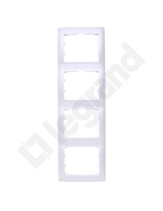 SISTENA LIFE Ramka poczwórna pionowa pearl 771508