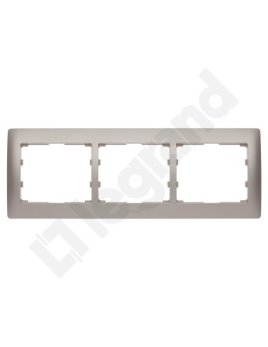 SISTENA LIFE Ramka potrójna pozioma titan 771403