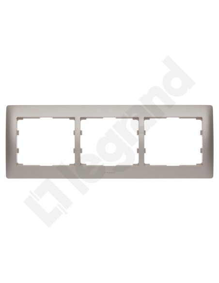SISTENA LIFE Ramka potrójna pozioma titan 771403