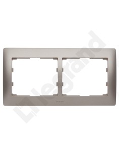 SISTENA LIFE Ramka podwójna pozioma titan 771402