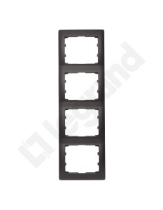 SISTENA LIFE Ramka poczwórna pionowa choco 771208