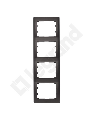 SISTENA LIFE Ramka poczwórna pionowa choco 771208