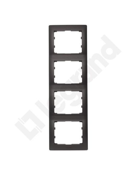 SISTENA LIFE Ramka poczwórna pionowa choco 771208