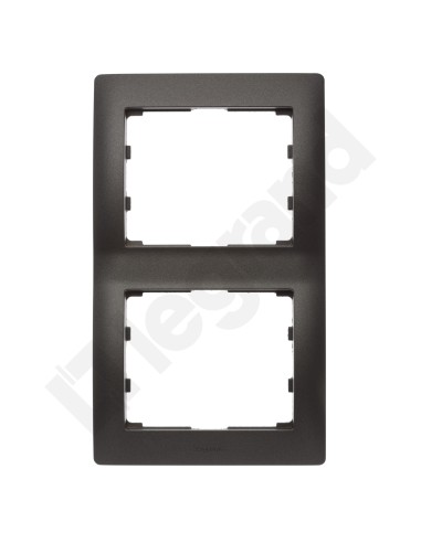 SISTENA LIFE Ramka podwójna pionowa choco 771206