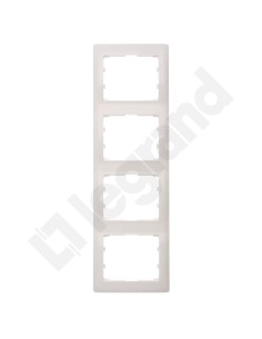 SISTENA LIFE Ramka poczwórna pionowa arctic 771008