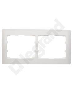 SISTENA LIFE Ramka podwójna pozioma arctic 771002