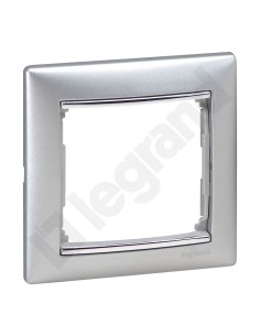 VALENA Ramka pojedyncza aluminium 770351