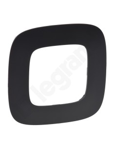 VALENA ALLURE Ramka pojedyncza czarny mat 754401