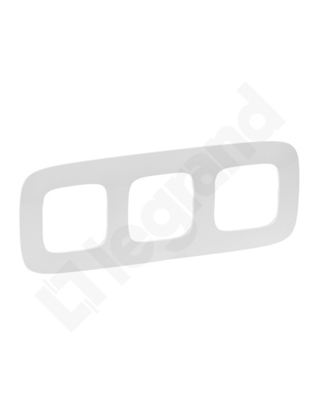 VALENA ALLURE Ramka potrójna biały 754303