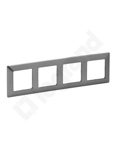 VALENA LIFE Ramka poczwórna stalowa 754154