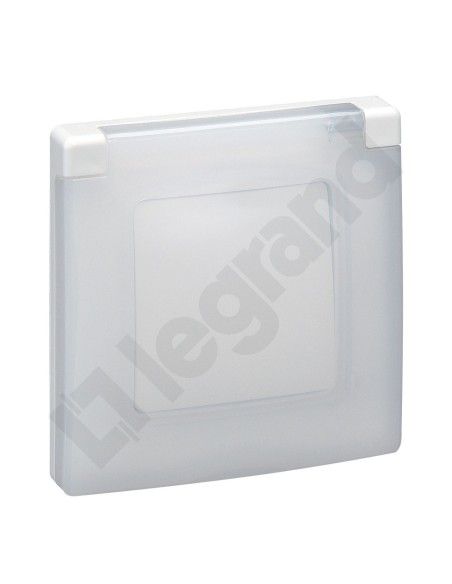NILOE Ramka pojedyncza biały tworzywo IP44  665000