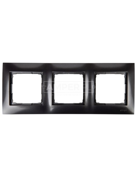 Simon 54 Premium Ramka potrójna antracyt DR3/48