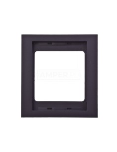 K.1 Ramka pojedyncza antracyt mat lakierowana 13137006