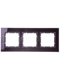 B.7 Ramka potrójna szklana antracyt 10136616