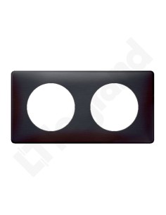 CELIANE Ramka podwójna węgiel 068982