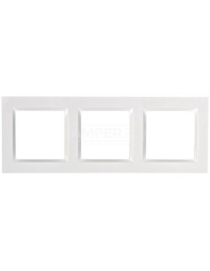Simon 10 Ramka potrójna biała CR3/11
