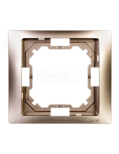 Simon Basic Neos Ramka pojedyncza satynowy BMRC1/29