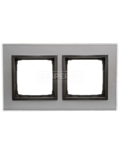 Simon 54 Nature Ramka podwójna szkło BURZOWA CHMURA DRN2/72